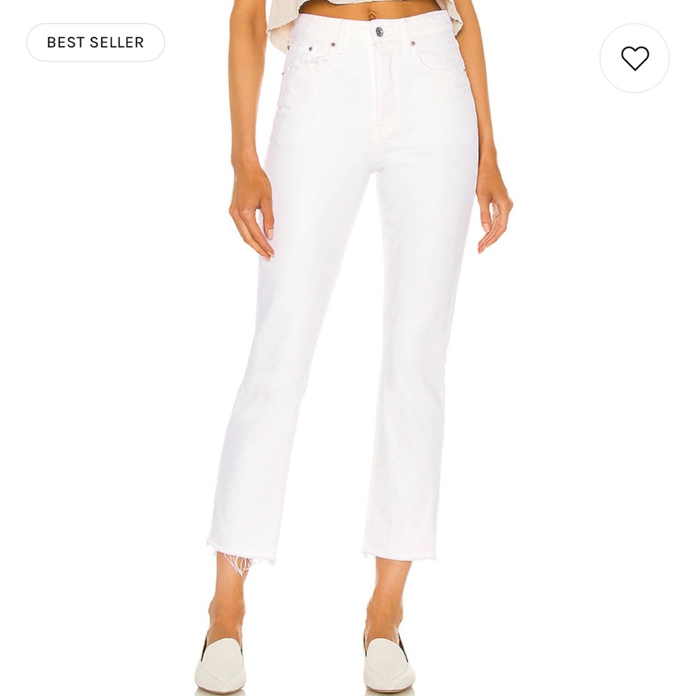 Karolina High Rise Straight Crop in Brentwood